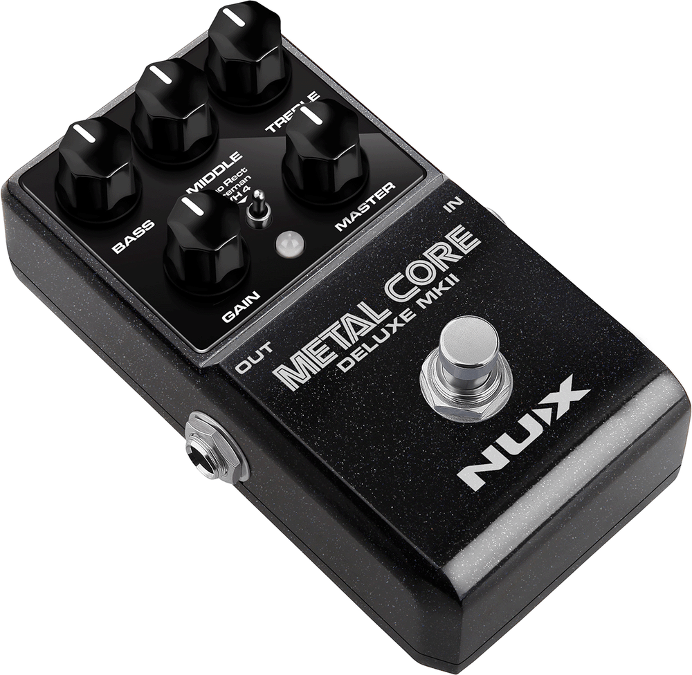 Nux PREAMP-PEDAL MIT DREI VERSCHIEDENEN HIGH-GAIN-GITARRENVERSTÄRKER-SOUNDS