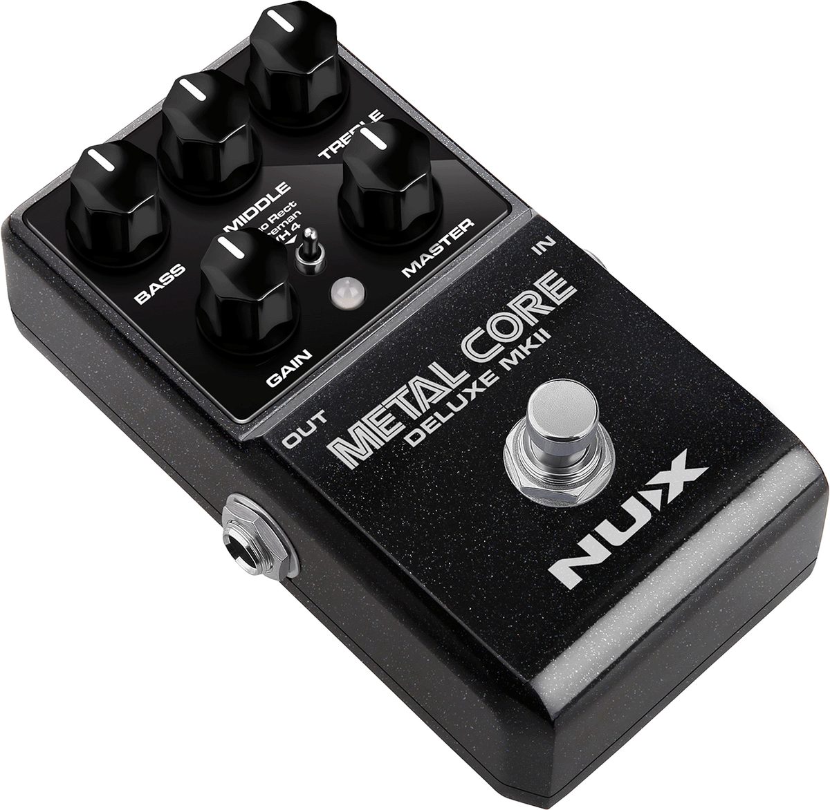 PREAMP-PEDAL MIT DREI VERSCHIEDENEN HIGH-GAIN-GITARRENVERSTÄRKER-SOUNDS