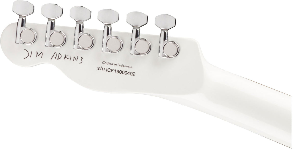 Telecaster JA-90 Thinline Signature Jim Adkins LRL Weiß