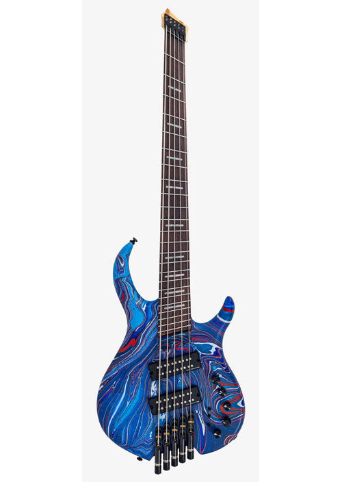 M6 Headless 5 blue swirl