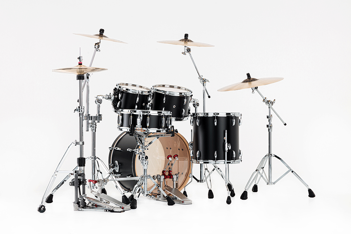 PMX Professioneller Ahorn Fusion 20 mattes Kaviarschwarz