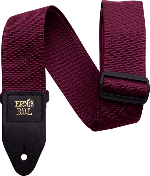 Ernie Ball BURGUNDY GUITAR STRAP