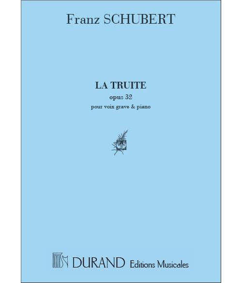 SCHUBERT - LA TRUITE - VOIX GRAVE ET PIANO