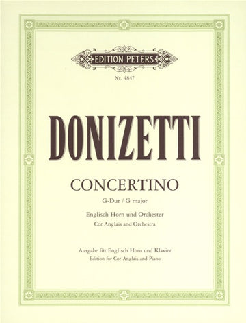 Donizetti Gaetano - Concertino - Cor Anglais
