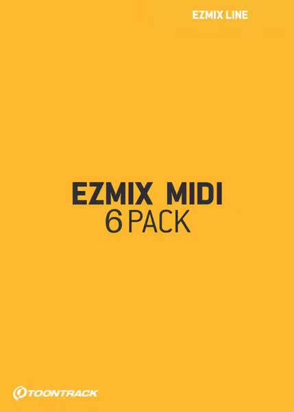 Toontrack EZmix MIDI 6er-Pack