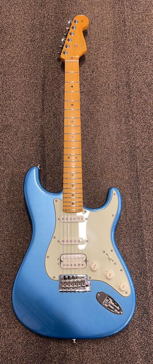 American Professional Classic Stratocaster HSS MN Faded Lake Placid Blue - BLAGER