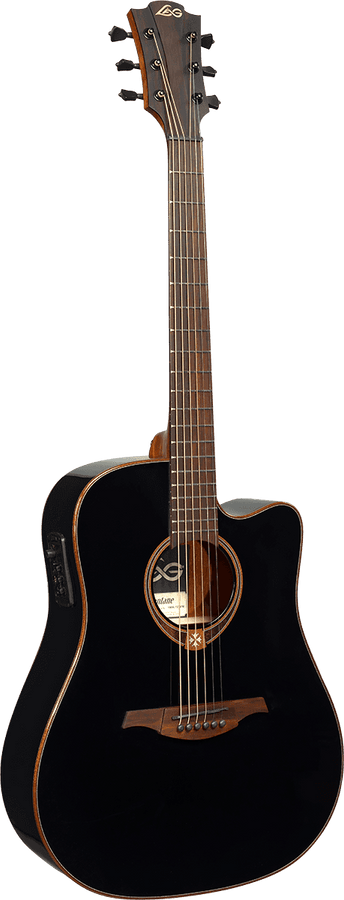 Tramontane T118DCE-BLK Dreadnought Cutaway Elektro Schwarz