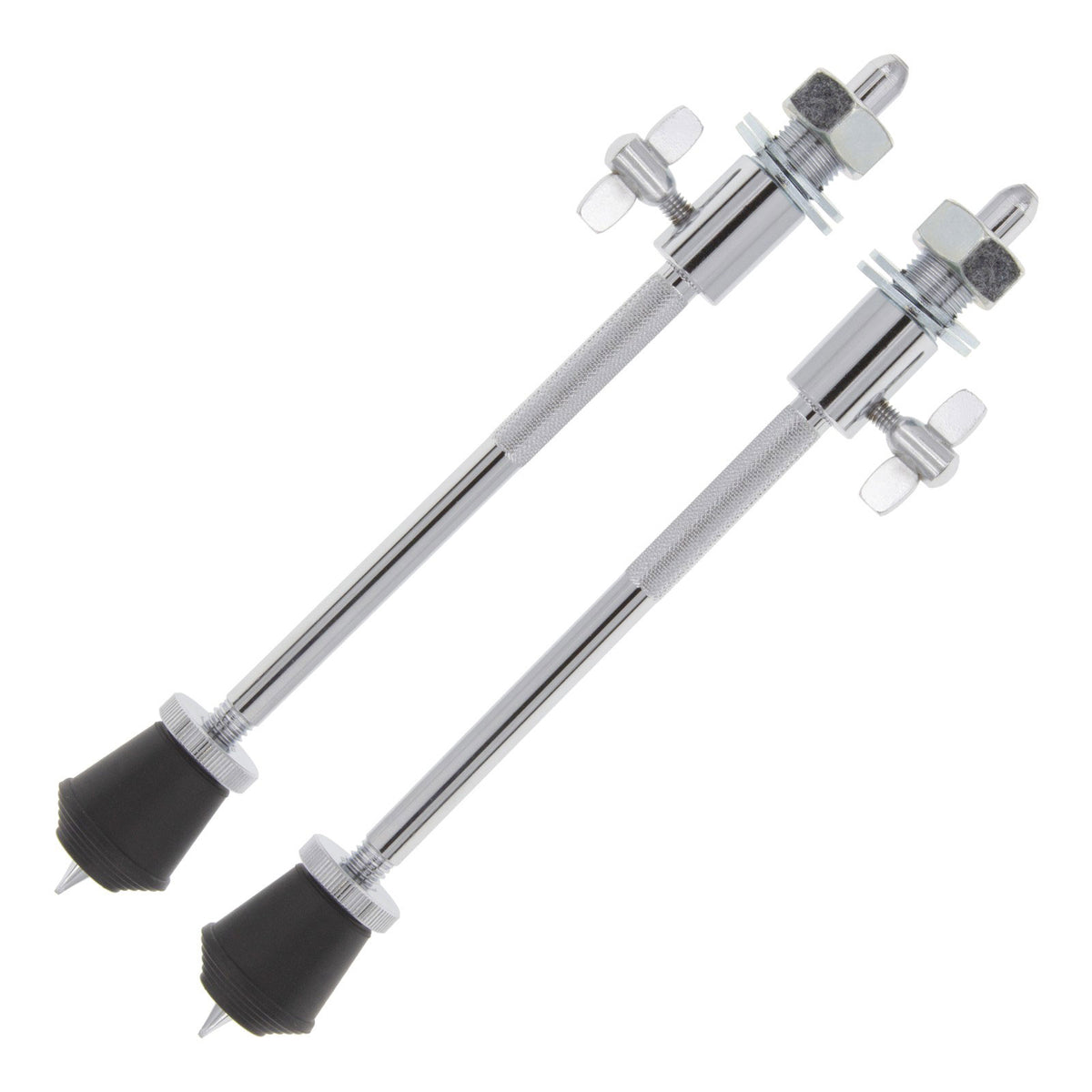 BDS11 Bassdrum-Spikes "retro" Verstellbar X2
