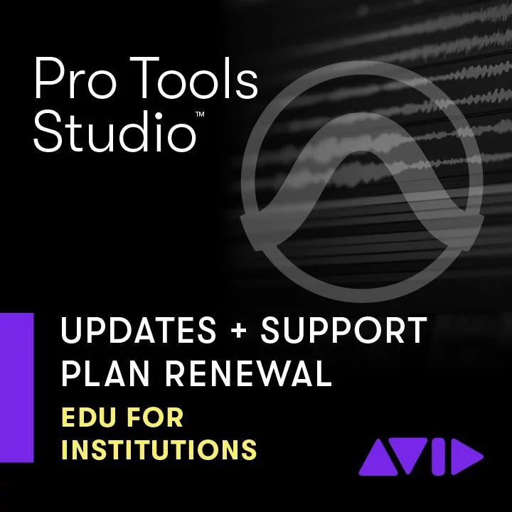 AVID Pro Tools Studio Verlängerung des Bildungs INST UPD Plans