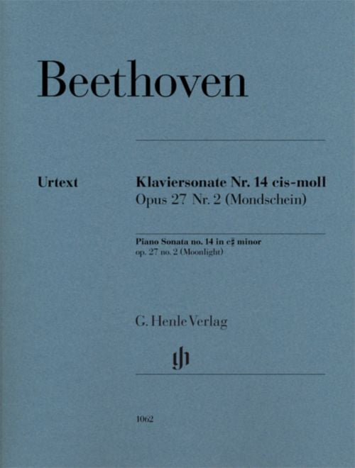 Henle Verlag Beethoven L.V. - Piano Sonata No. 14 C Sh Minor Op. 27,2 Clair De Lune