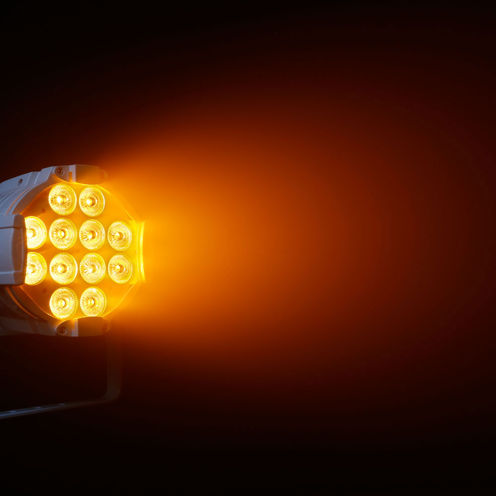 Studio PAR 64 CAN RGBWA + UV 12 W WH - PAR-Scheinwerfer 12 W LED RGBWA + UV 12 W Weißes Gehäuse