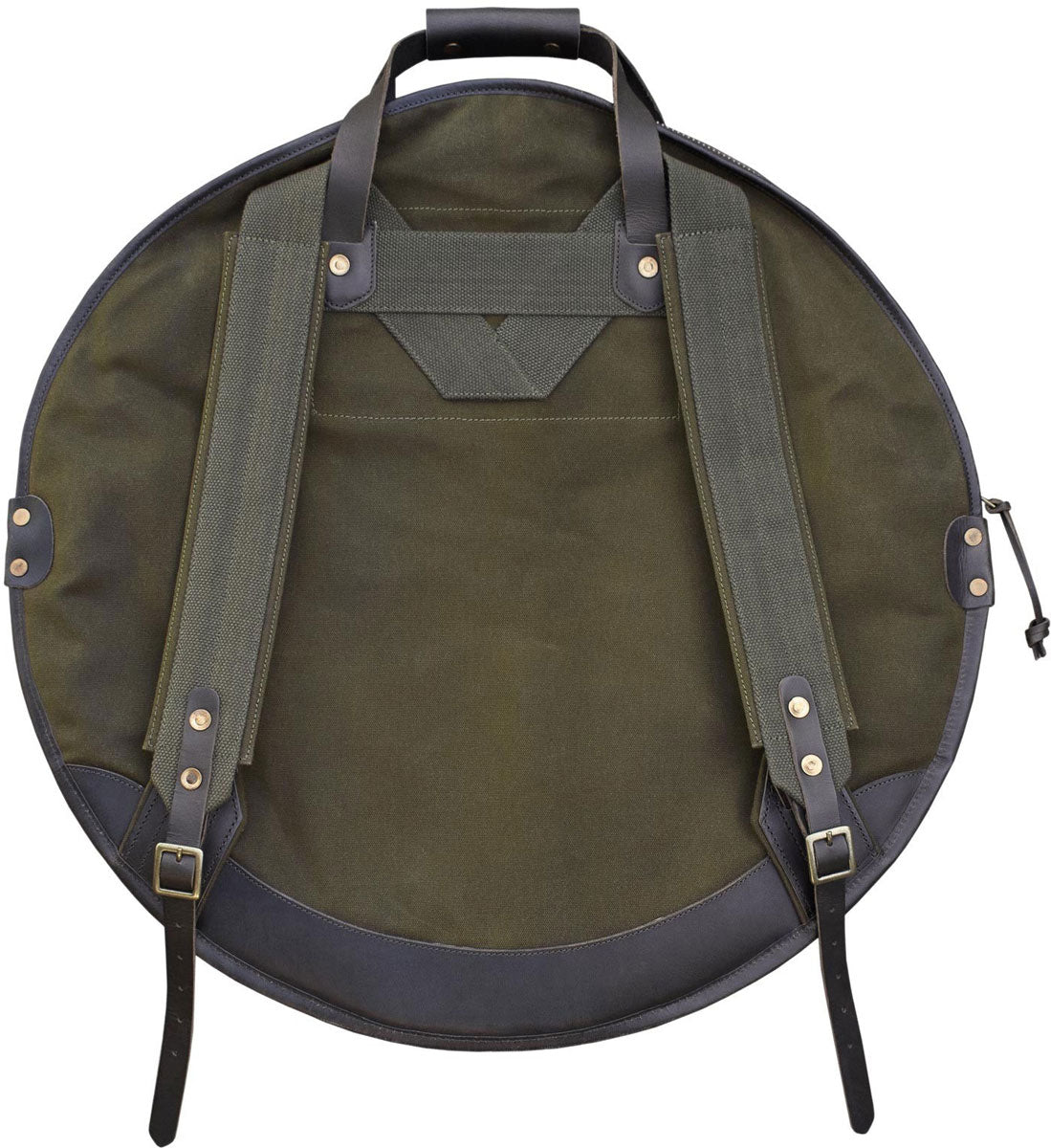 Cymbal-Rucksack 22" - Grün/Dunkelbraun