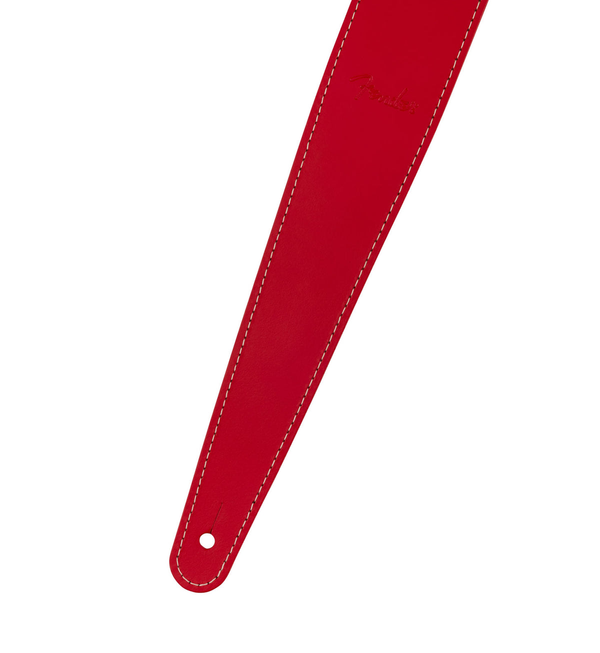 2" ESSENTIALS LEATHER STRAP RED