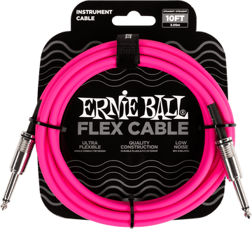 Instrumentenkabel Flex Jack/jack 3M Rosa