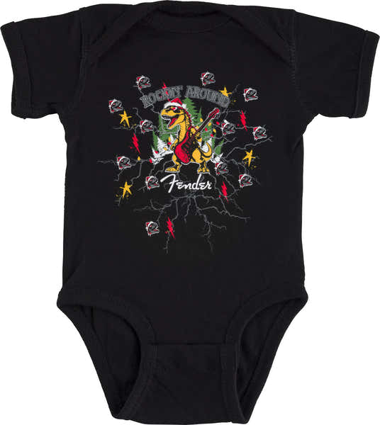"3-6M" Baby-Body Weihnachtsdinosaurier 2025