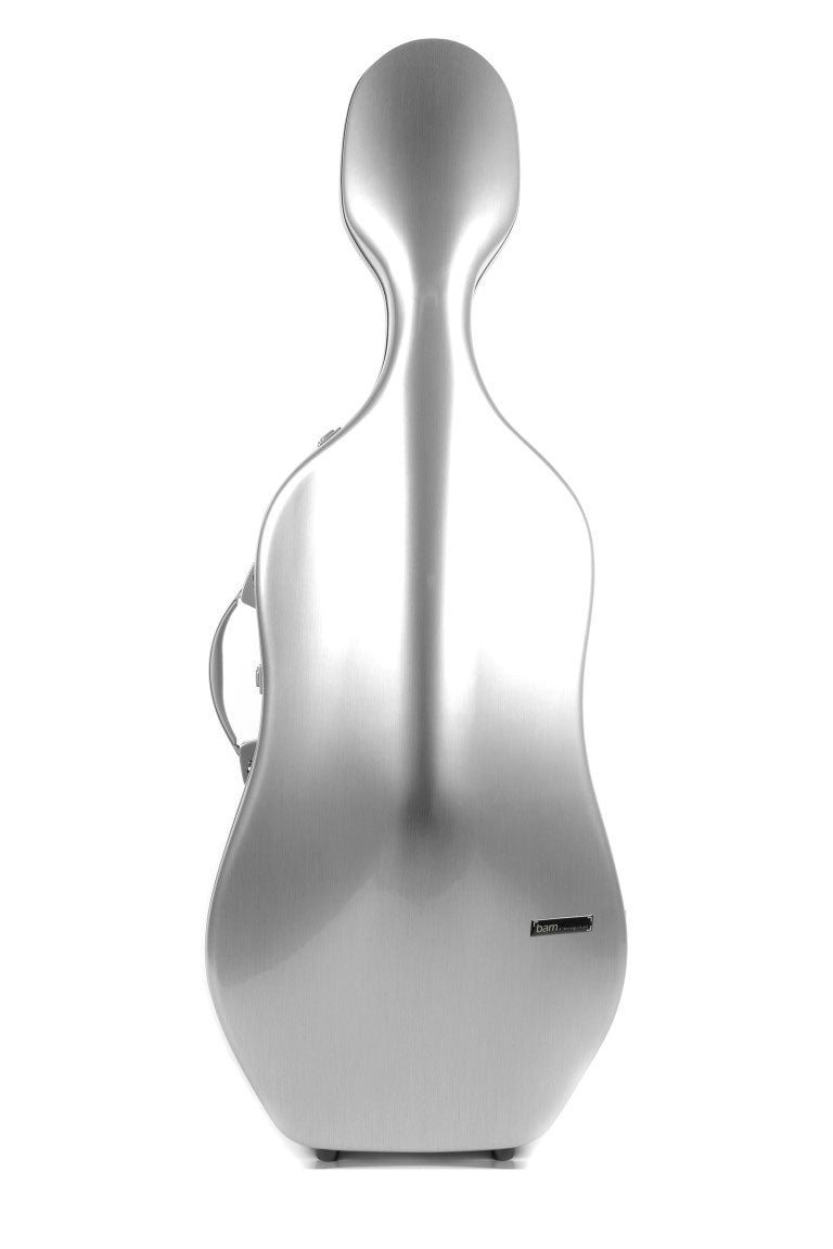 BAM Cello-Etui 4/4 Hightech La Defense - Gebürstetes Aluminium
