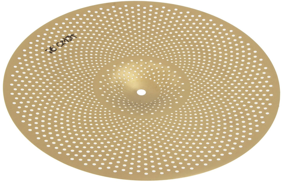 Mute 16" Crash - Silent Cymbal - Brass Finish