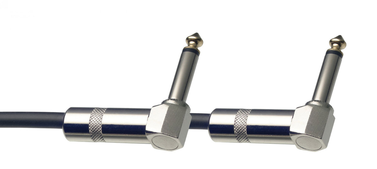 SPC030L DL Patchkabel Mono Klinke/Klinke (M/M gewinkelt) 30 cm Metall