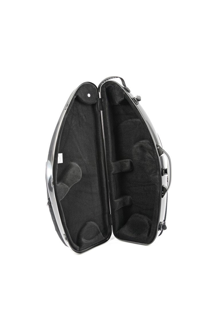 Hightech-Koffer für Tenorsaxophon mit Tasche - Schwarz Carbon