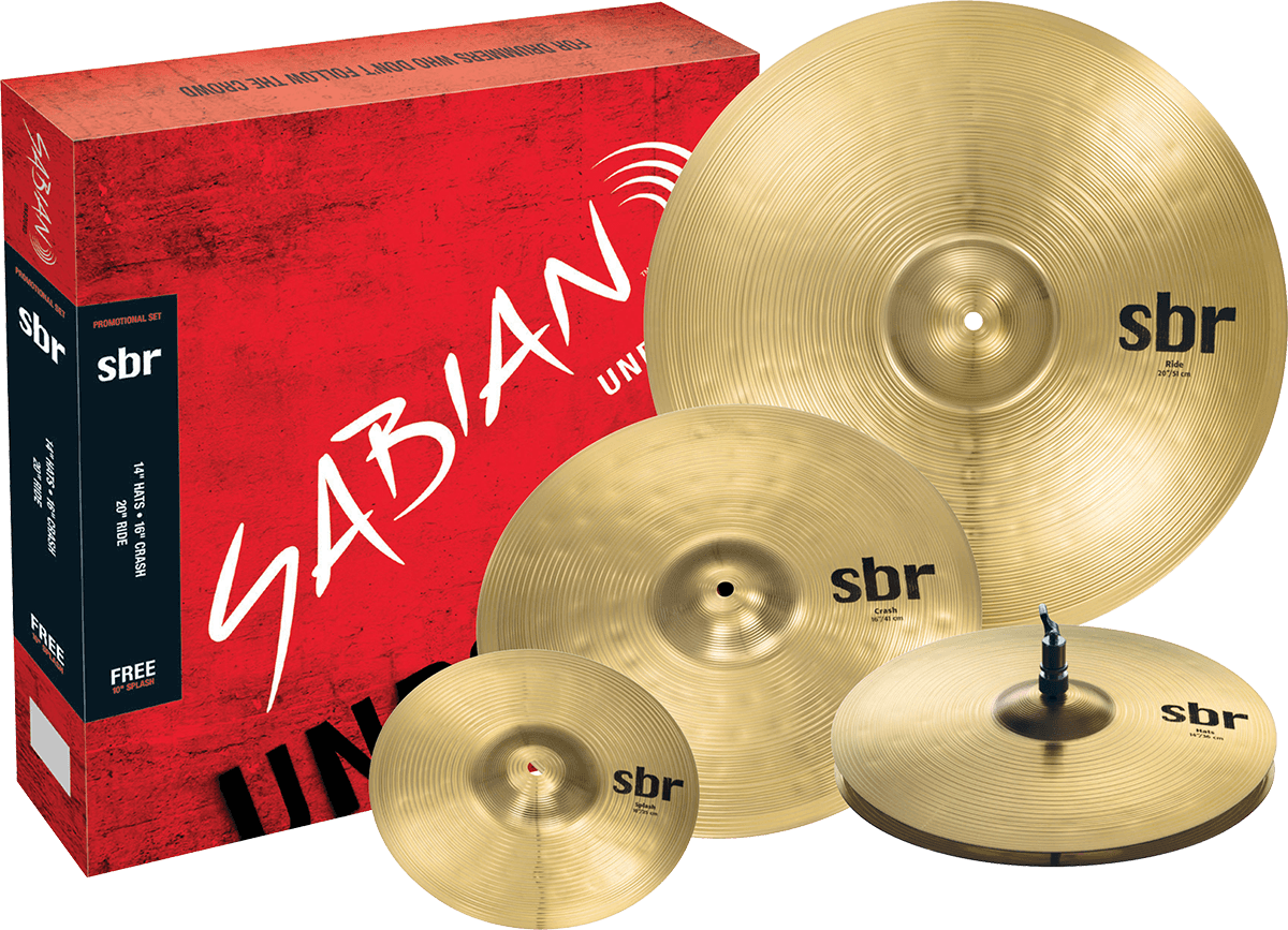 SBR53G - Harmonisches Set 14/16/2 + Splash 1" Gratis +9 TAGE DRUMEO-TEST