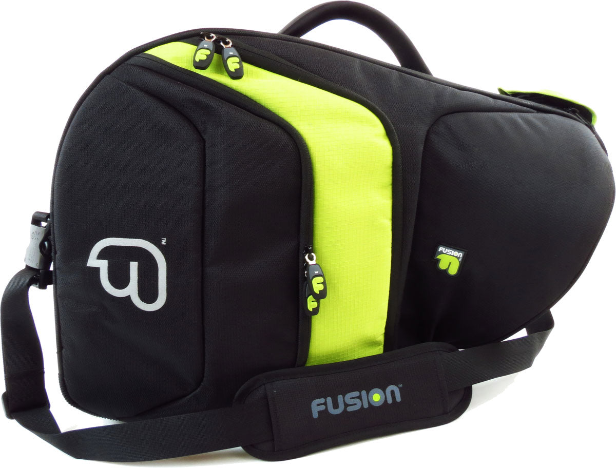 Premium Black/Green Horn (Fixed Bell) Case
