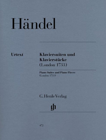 Haendel G.H. - Piano Suites And Pieces (london 1733)
