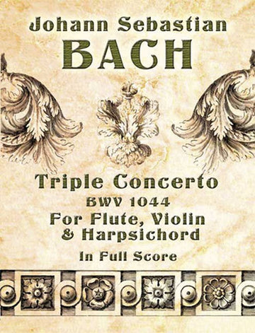 BACH J.S. - TRIPLE CONCERTO BWV 1044 - FULL SCORE