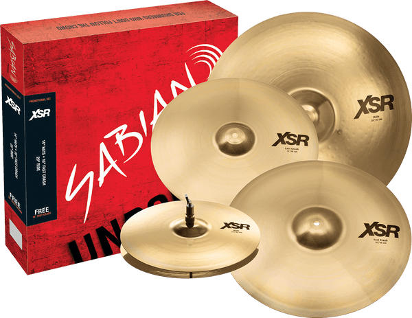 XSR5005GB - Harmonisches XSR-Pack 14/16/20 + 18" Crash +90 TAGE DRUMEO-TESTZUGANG