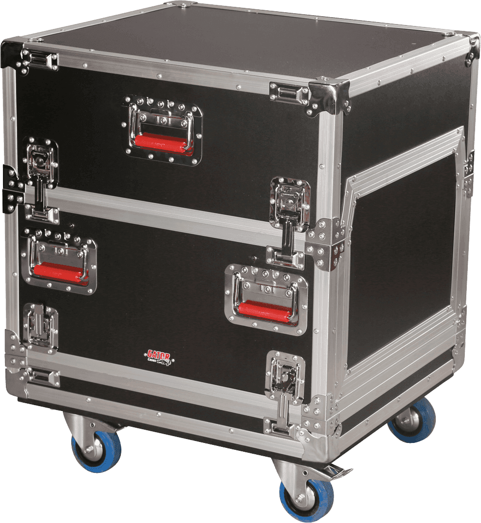 G-TOWER WOOD FOR 14 U MIXING CONSOLE WITH INTEGRATED 6 U RACK