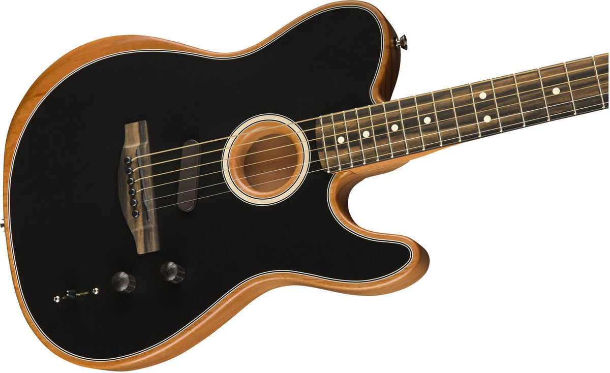 Telecaster American Acoustasonic Ebo Schwarz