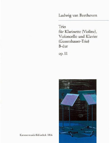 BEETHOVEN LUDWIG VAN - KLAVIERTRIO B-DUR OP. 11 - VIOLIN CELLO PIANO