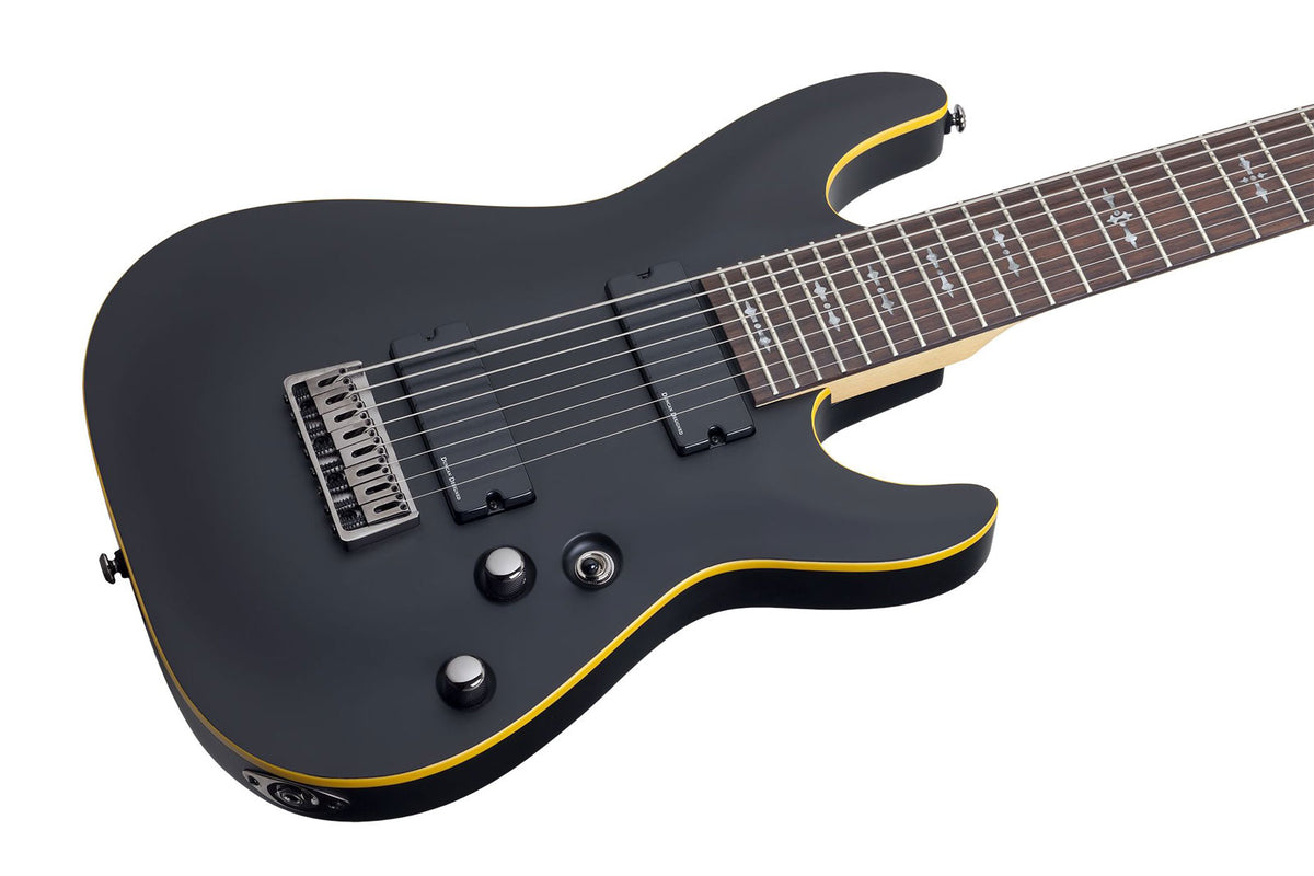 Demon 8 Gealtertes Satin-Schwarz