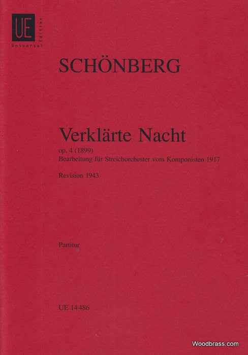 Schänberg A. - Verklärte Nacht Op. 4 Für Streichorchester - Partitur