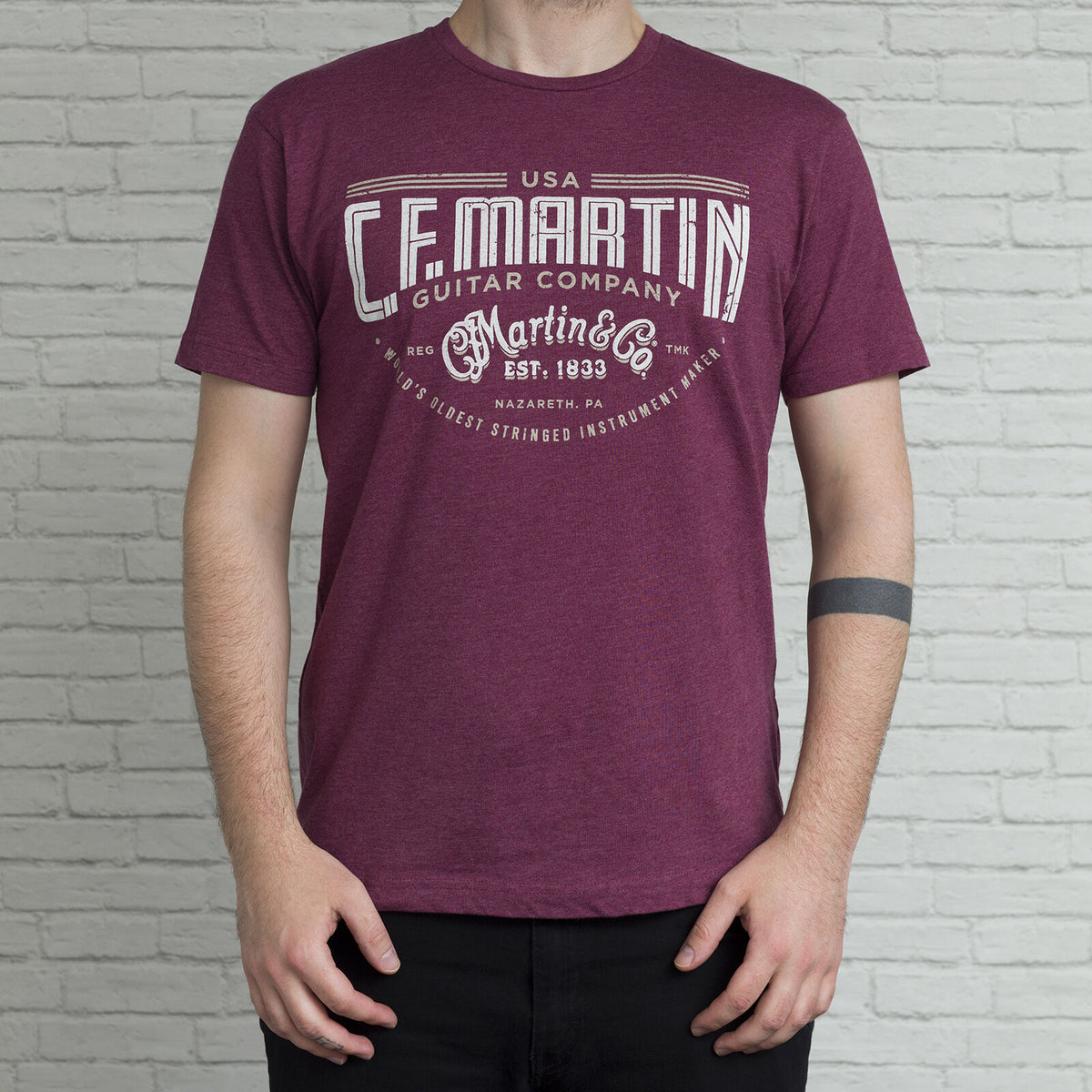 Tee-Shirt Worldsoldest,Vinburgundy,S