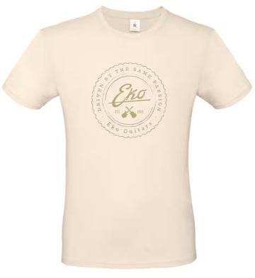"L" T-Shirt Logo Eko - Cremeweiß
