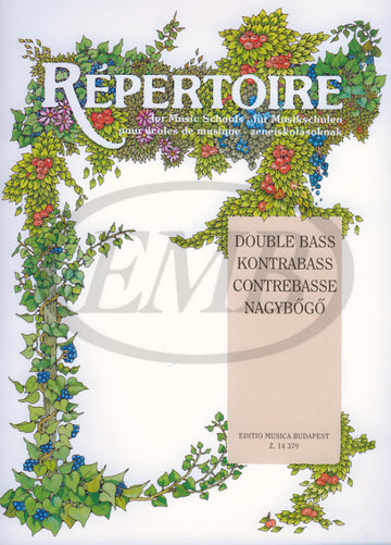 REPERTOIRE FOR MUSIC SCHOOLS - DOUBLE BASS