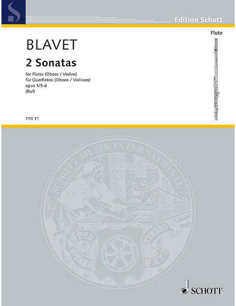 Blavet - 2 Sonatas Op. 1/5 + 6 - 2 Flutes (Hautboiss Violons)
