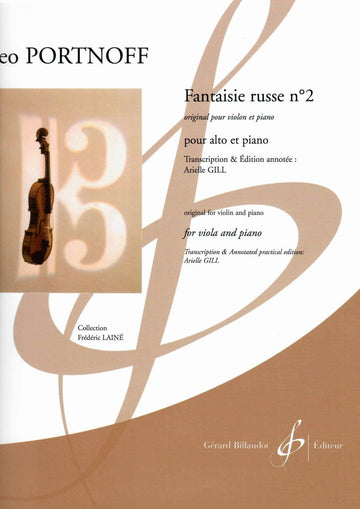 Portnoff Leo - Fantaisie Russe N°2 - Bratsche & Klavier