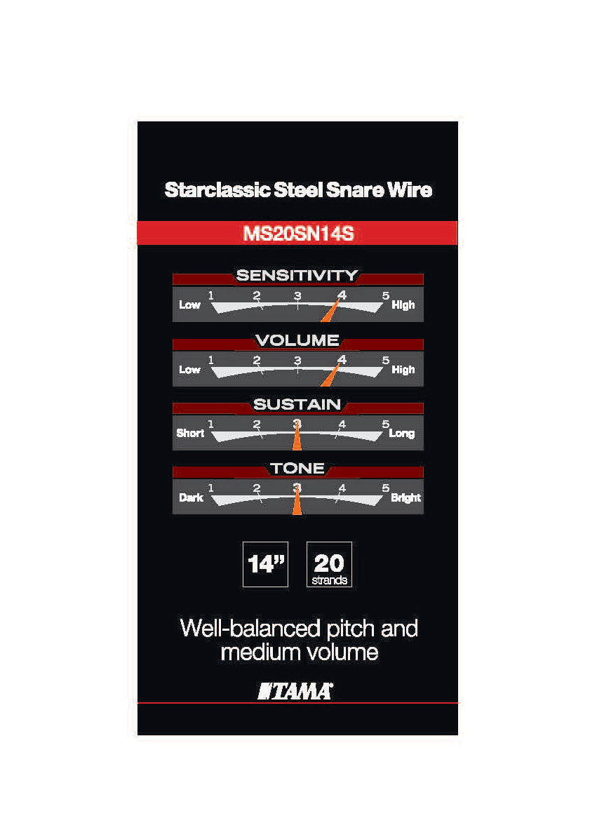 STEEL SNARE WIRE 14"