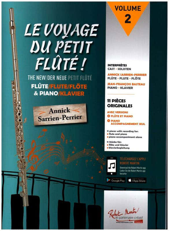SARRIEN PERRIER A. - LE VOYAGE DU PETIT FLUTE VOL.2 - FLUTE