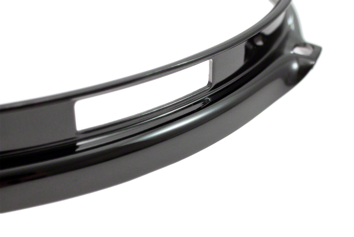 H23-14-12S-BK - 14" SPANNREIFEN SNAREUNTERSEITE 12-LOCH SCHWARZE SUPER DREIFACHE FLANSCH 2.3MM