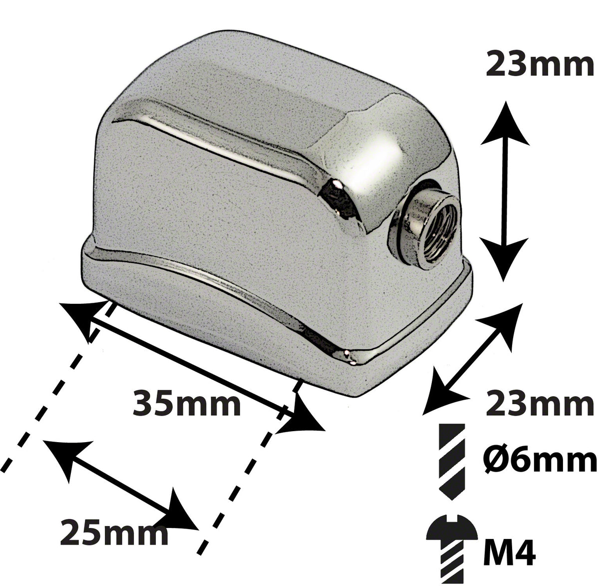 L17SDTT - SPANNBCKCHEN SNAREDRUM / TOM - 25MM (X1)
