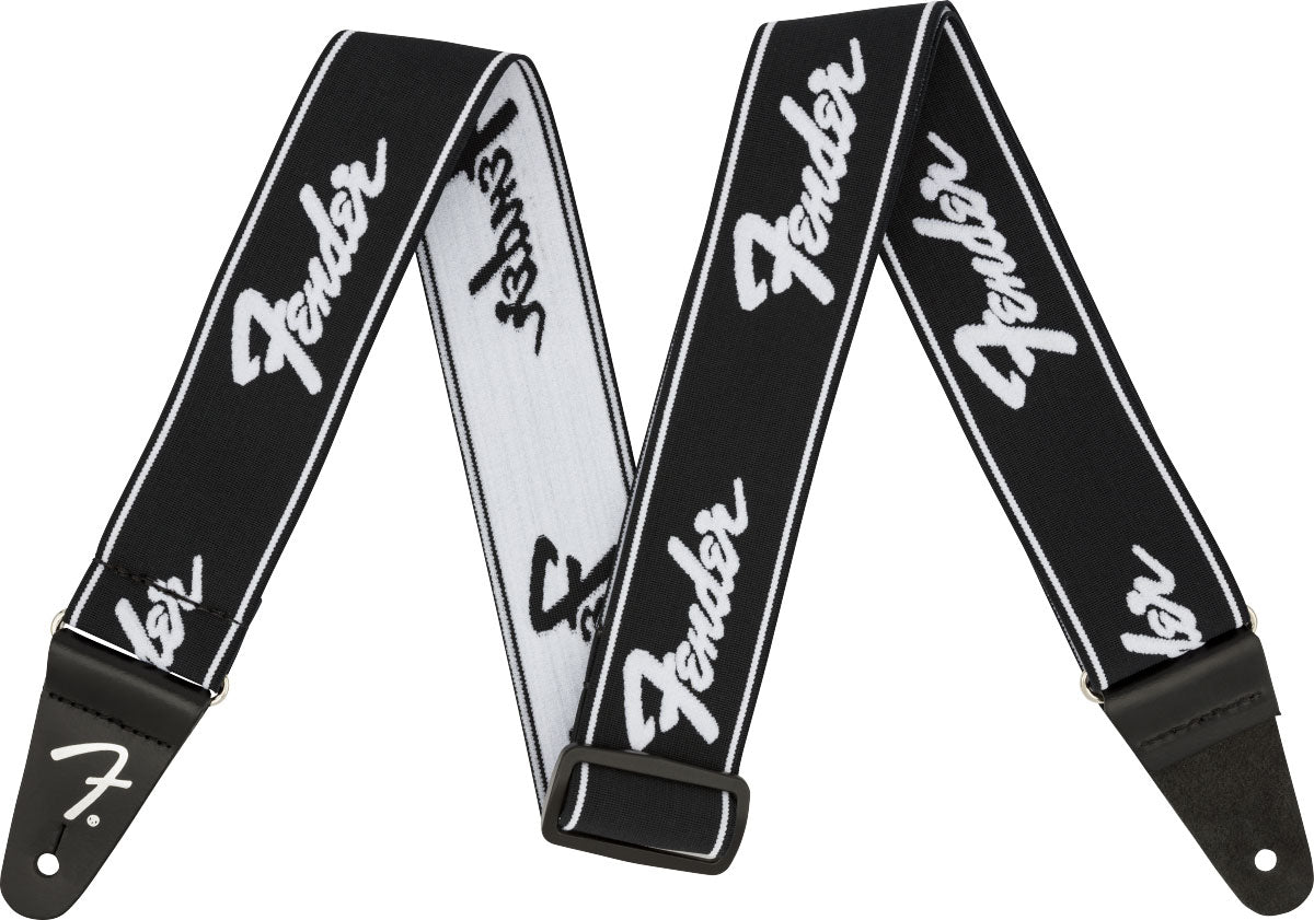 WEIGHLESS 2" RUNNING LOGO STRAP BLACK/WHITE