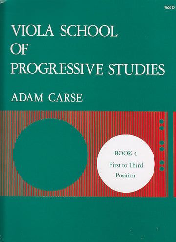 Carse A. - Viola School Of Progressive Studies Vol.4