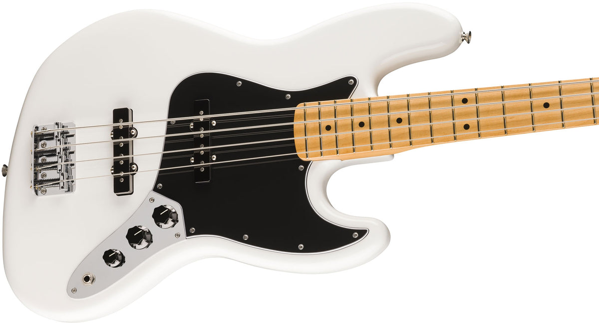 Jazz Bass Player II MN Polarweiß