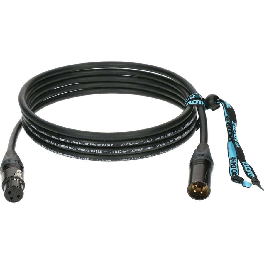 M5FM01.5 M5 MIC CABLE BLACK 1.5M XLR 3P. F/M