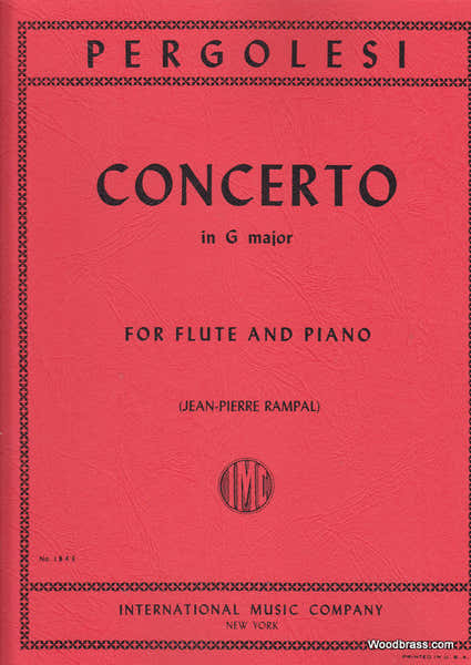 Pergolese - Concerto In G Major - Flute & Piano