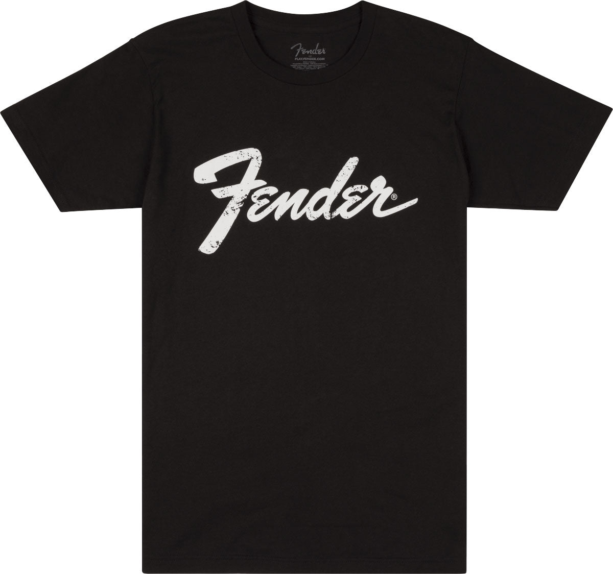 Fender Logo Date Back Tee Black S