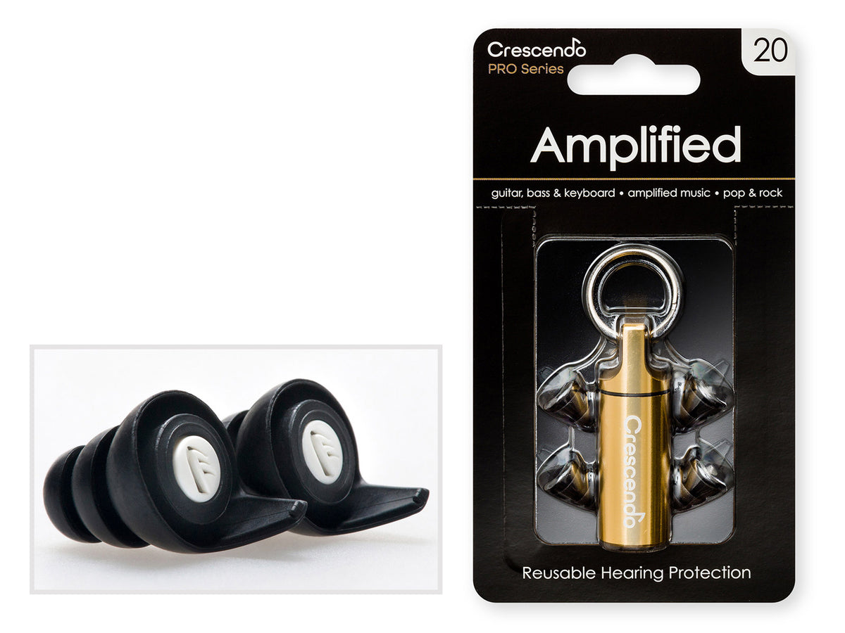 PRO AMPLIFIED 20 - FLAT DAMPING FILTERS - PROTECTION SNR 17DB OHRENSTPSEL