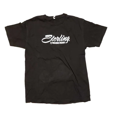 T-Shirt Sterling Logo01 Man Black Size Xl